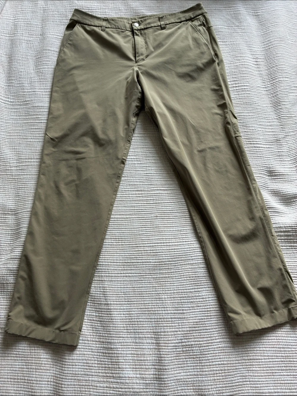 lululemon athletica Olive Green Straight Chinos